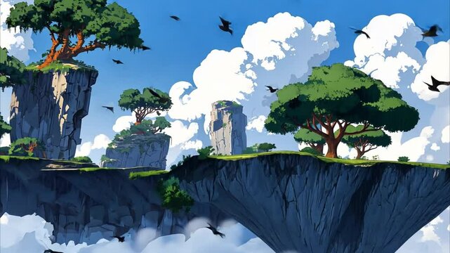 Floating Islands in the Sky