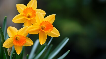  A lush forest teems with numerous green leaves, topped by a cluster of yellow flowers
