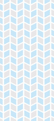 A repeating pattern featuring chevron shapes in light blue and gray tones, suitable for backgrounds or textile designs.