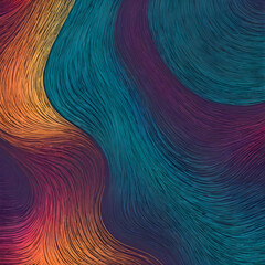 Vibrant Abstract Swirling Pattern with Dynamic Blues, Purples, and Oranges