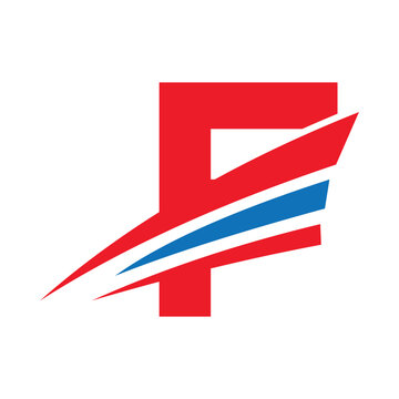 recommend clip art: Initial Speed boat Logo combine with letter F vector template