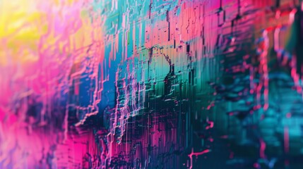 Vibrant abstract artwork featuring fluid colors blending together in a dynamic display of hues and patterns