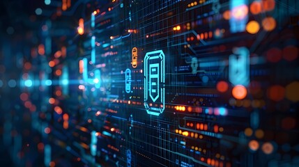 Obraz premium Digital Certificate Authority Issuing Certificates for Secure Web Transactions and Cybersecurity