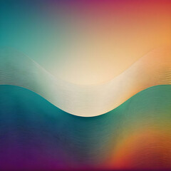 Mesmerizing Wave Pattern with Ethereal Gradient Background