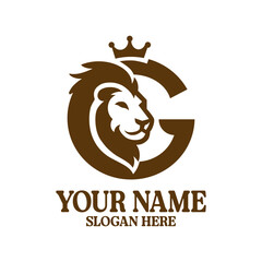 a lion head logo that says your name on it