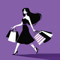 Shopping lady 