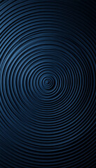 A mesmerizing abstract background featuring concentric circles in deep blue tones, creating a sense of depth and tranquility.