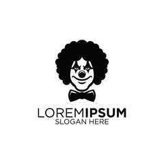 clown logo design template