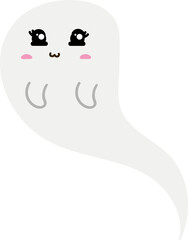 cute ghost character halloween