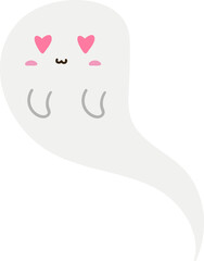 cute ghost character halloween