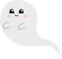 cute ghost character halloween