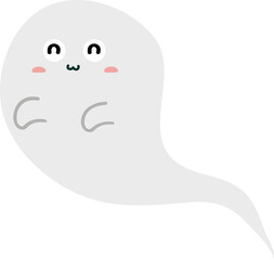 cute ghost character halloween