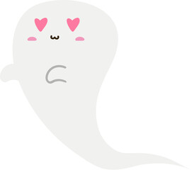 cute ghost character halloween