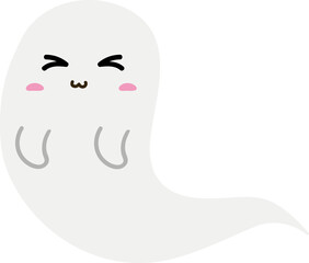 cute ghost character halloween