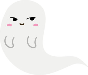 cute ghost character halloween