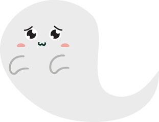 cute ghost character halloween