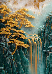 Golden Tree of Harmony Art