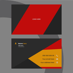 Business card design template, Clean professional business card template, visiting card, business card template,