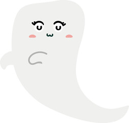 cute ghost cartoon , halloween