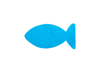 Blue paper fish