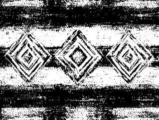 Black and White Geometric Pattern