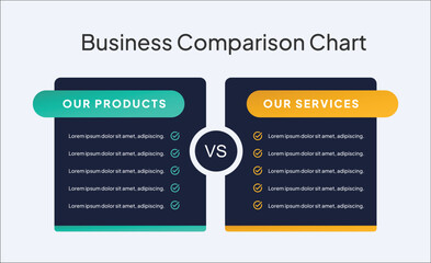 Editable Comparison Infographic