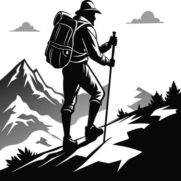 Mountain Trekker: Journey Through the Peaks