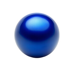 Glossy blue sphere, bright blue ball, shiny blue orb, reflective blue circle, smooth blue round object, polished blue sphere, blue sphere