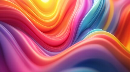 Obraz premium Vibrant Cartoon Abstract Background