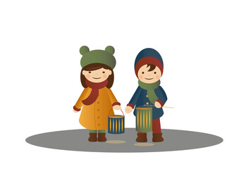 Laternenumzug Junge M&auml;dchen