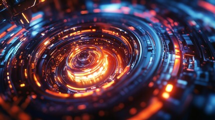 Futuristic High-Tech UHD Wallpaper