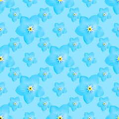 seamless pattern with daisies