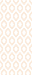 A seamless pattern featuring an elegant design of interlocking shapes in soft beige tones.