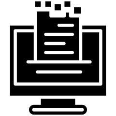 Obraz premium Data Hosting Icon
