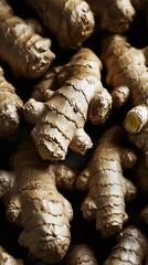 Close up of ginger root