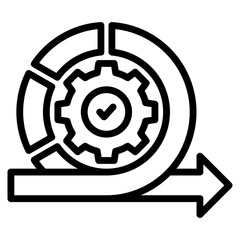 Agile Development Icon Element For Design