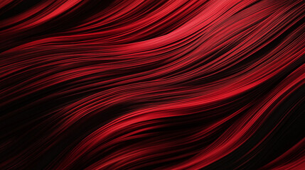 Flowing burgundy strands with high shine and deep texture, creating a sophisticated and luxurious visual for a beauty-centric theme.