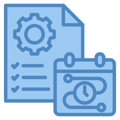 Project Management Icon Element For Design