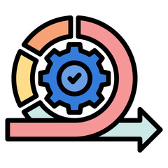 Agile Development Icon Element For Design