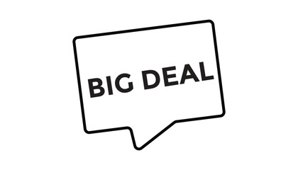 Big deal button web banner templates. Vector Illustration