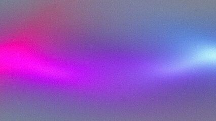 Abstract purple pink blue magenta grainy summer poster design background. Colorful grainy gradient soft glowing backdrop design, web header, banner.