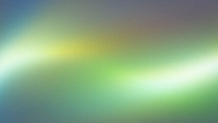 Abstract blue green yellow grainy summer poster design background. Colorful grainy gradient soft glowing backdrop design, web header, banner.