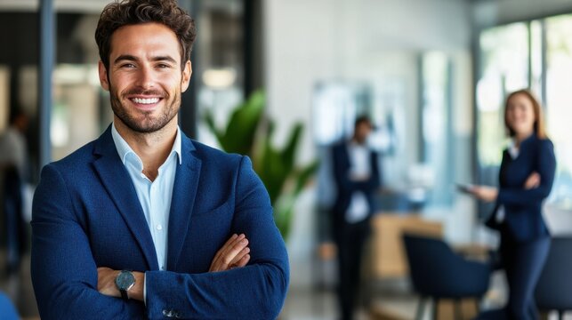 The Best Employee of the Month at the Office in Downtown During the Team Meeting