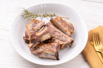 スペアリブの塩麹オーブン焼き