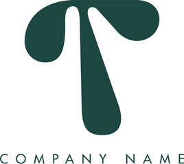 Creative Abstract Initial T Letter Logo Design