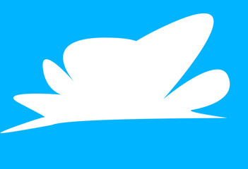 set of clouds element  for illustration decoration white sky with other varian