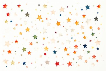 A collection of various star icons in different sizes and styles arranged in a scattered pattern on a white background