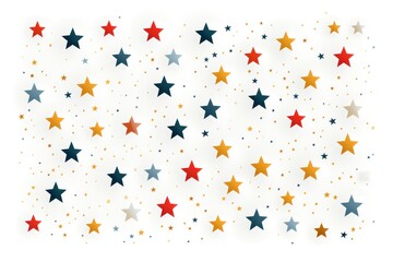 A collection of various star icons in different sizes and styles arranged in a scattered pattern on a white background