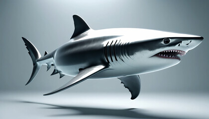Obraz premium a futuristic shark