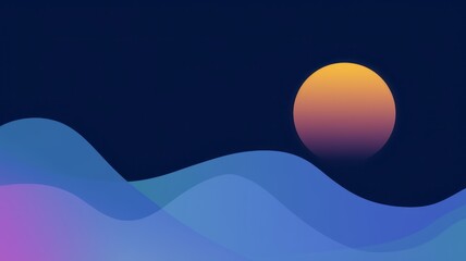 Blue Gradient Abstract Background